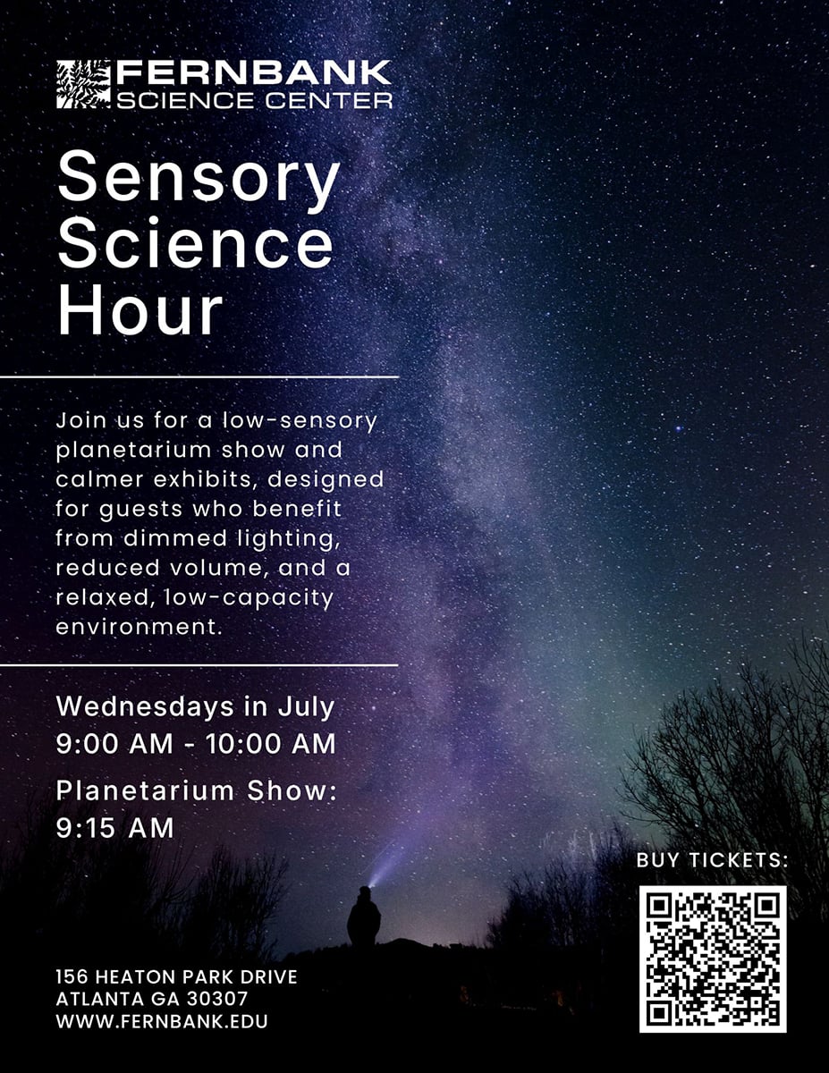 Sensory Science Hour at Fernbank Science Center