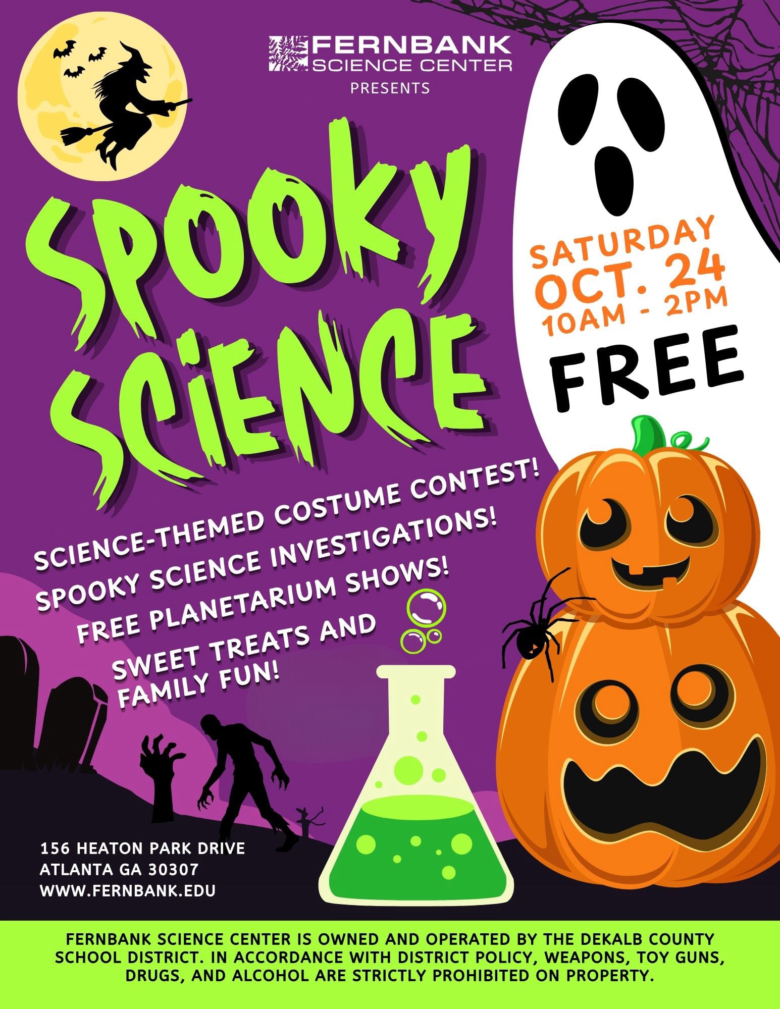 Spooky Science at Fernbank Science Center