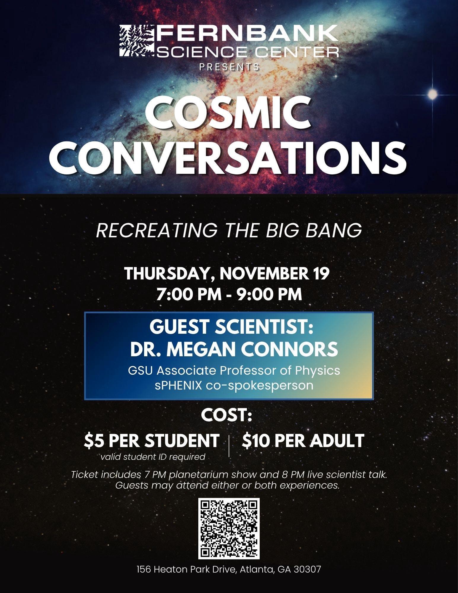 Cosmic Conversations at Fernbank Science Center