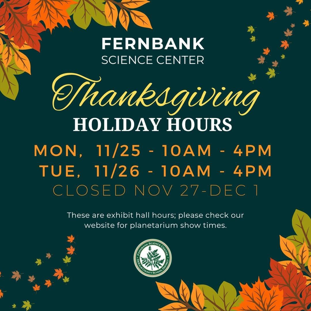 Thanksgiving Hours